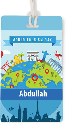 Apur Abdullah World Tourism Day Luggage Tag(Multicolor)