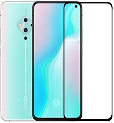 Q Box Edge To Edge Tempered Glass for Vivo S5(Pack of 1)