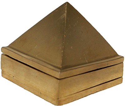 jy JY Brass Pyramid Multy - Layer 91 Pyramid Decorative Showpiece  -  13 cm(Brass, Yellow)