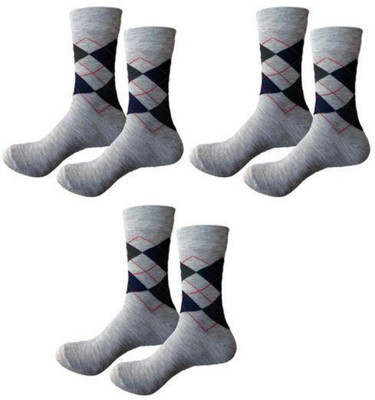 PinKit Men Printed Calf Length(Pack of 3)