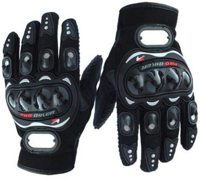 Probiker PW4G2 Hand Grip for Bike Motorcycle Scooter - Riding Gloves(White, Black)