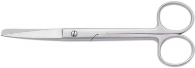 Forgesy Dressing Scissors, operating scissors, curved surgical scissors 8'' Curved And Angled Dissecting Scissors(Blunt/Sharp Blades)