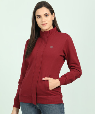 Breil By Fort Collins Full Sleeve Solid Women Sweatshirt