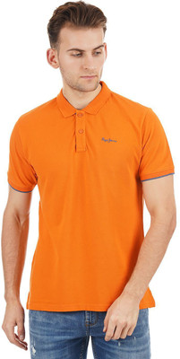 pepe-jeans-solid-men-polo-neck-orange-t-shirt