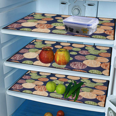 Glassiano Fridge Mat(Width: 43.18 cm, Multicolor)