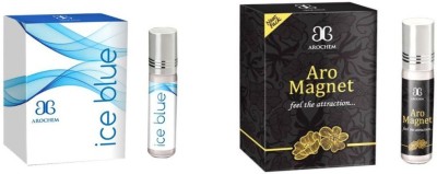 AROCHEM Ice Blue & Aro Magnet Herbal Attar(Floral)