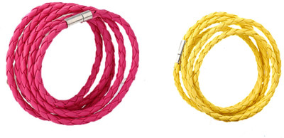 Fashion For Sure Leather Bracelet Set(Pack of 2)