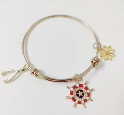 antique delight Alloy Rhodium Bracelet