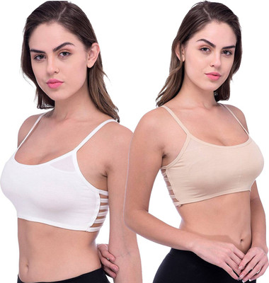 Sdot Women Bralette Lightly Padded Bra(Multicolor)