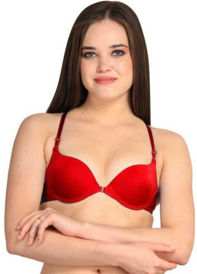 BRAHMANI ART Women Push-up Heavily Padded Bra(Red)