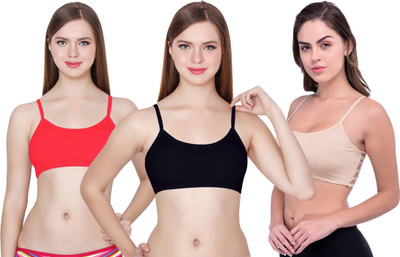 Pearlw Women Sports Lightly Padded Bra(Multicolor)