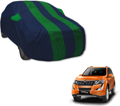 MOCKHE Car Cover For Mahindra XUV 500 (With Mirror Pockets)(Blue, Green)