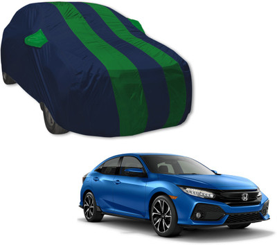 MOCKHE Car Cover For Honda Civic (With Mirror Pockets)(Blue, Green)