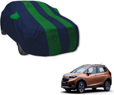 MOCKHE Car Cover For Honda WRV (With Mirror Pockets)(Blue, Green)