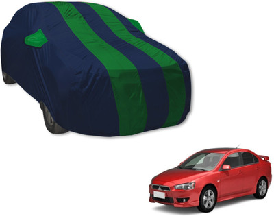 MOCKHE Car Cover For Mitsubishi Lancer (With Mirror Pockets)(Blue, Green)