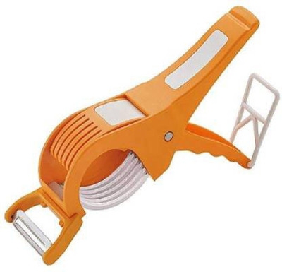 Mudra 2 in 1 Veg Cutter with Peeler Vegetable Slicer Vegetable Slicer(PACK OF - 1)