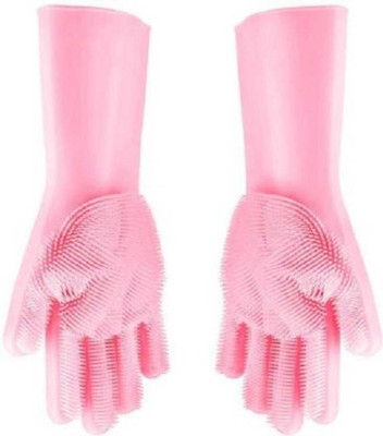 anuha Wet and Dry Glove Set(Free Size Pack of 2)
