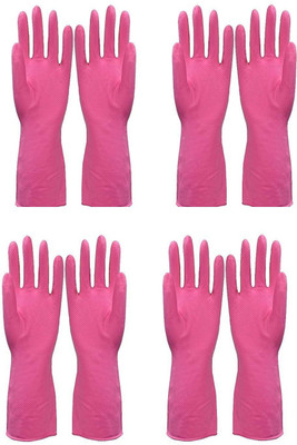 Masox Store Wet and Dry Disposable Glove Set(Extra Large Pack of 4)