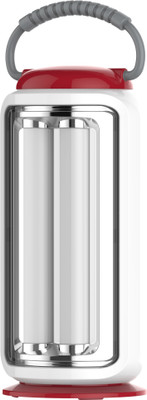 EVEREST Rechargeable 4 High Bright LED Tubes Emergency Light 80 hrs Lantern Emergency Light(Red)