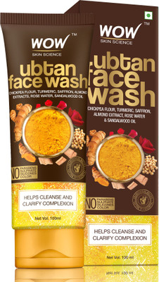 WOW SKIN SCIENCE Ubtan For Oily Skin- Tan Removal and Skin Brightening Face Wash(100 ml)