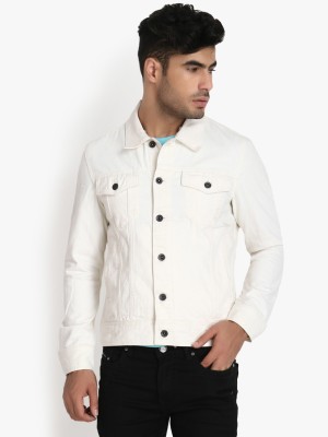 KOTTY Full Sleeve Solid Men Denim Jacket