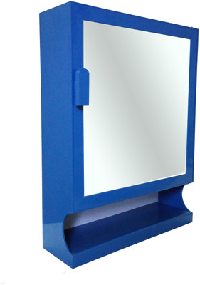 WINACO Safari Lapis Blue Bathroom Cabinet Fully Recessed Medicine Cabinet deal from flipkart