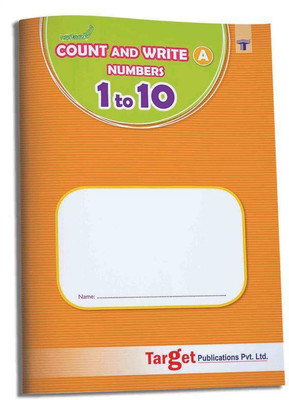 Nurture Count And Write Numbers 1 To 10 Book For Nursery Kids | Book A | 3 To 5 Year Old | Trace And Practice Number Writing For Early Learning Preschool Children | Includes Drawing And Colouring Activities(Paperback, Content Team at Target Publications)