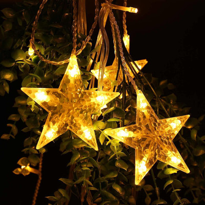 VibeX 138 LEDs 4.04 m Multicolor Flickering, Steady Star Rice Lights(Pack of 1)