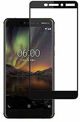 Accessories Kart Edge To Edge Tempered Glass for Nokia 6(Pack of 1)