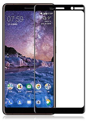 Accessories Kart Edge To Edge Tempered Glass for Nokia 7 Plus(Pack of 1)