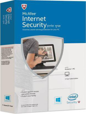 McAfee Internet Security 1 User 3 Years(CD/DVD)
