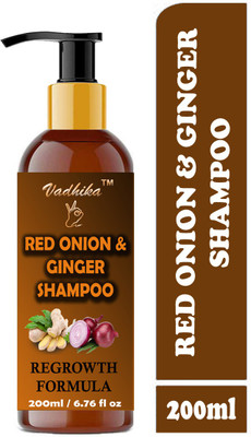 Vadhika Premium Red Onion & Ginger Shampoo For Regrowth Formula 200ml(200 ml)