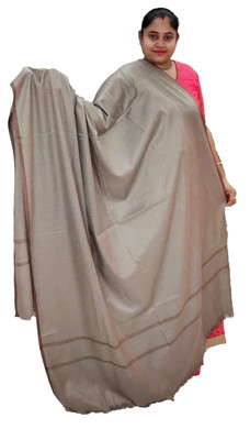 Sprha Wool Self Design Men, Women Shawl(Grey)