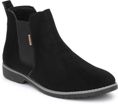 FENTACIA Boots For Men(Black)