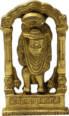 jy Brass Mehandipur Balaji God Idol Decorative Showpiece  -  10 cm(Brass, Yellow)