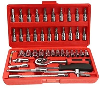 yash fashion st Toolkit 46pc red Socket Set(Pack of 1)