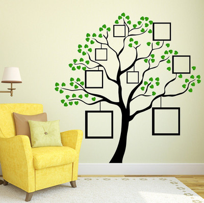 Wallzone 120 cm Big Photo Tree Removable Sticker(Pack of 1)