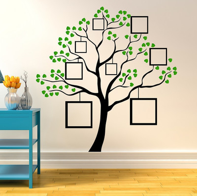Littlebuds 120 cm Photo Tree Removable Sticker(Pack of 1)