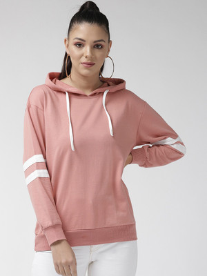 Pluss Full Sleeve Solid Women Sweatshirt