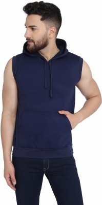 Rockhard Sleeveless Solid Men Sweatshirt