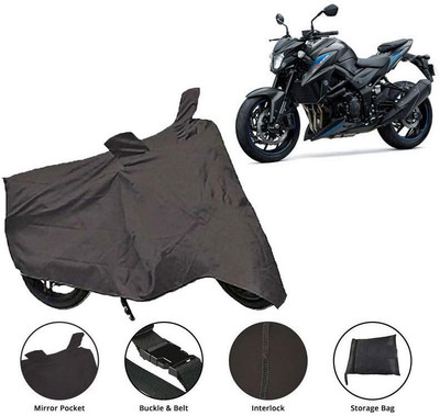 Satyam Collections Waterproof Two Wheeler Cover for Suzuki(GSX, Grey)