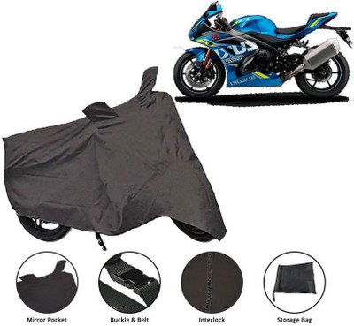 Satyam Collections Waterproof Two Wheeler Cover for Suzuki(GSX, Grey)
