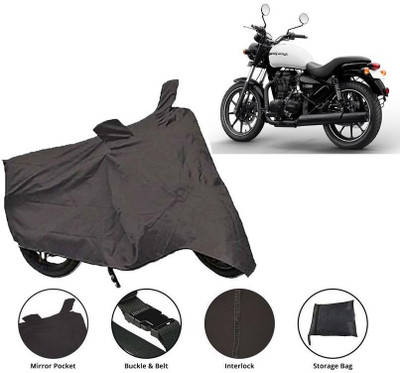 Satyam Collections Waterproof Two Wheeler Cover for Royal Enfield(Thunderbird 350, Grey)