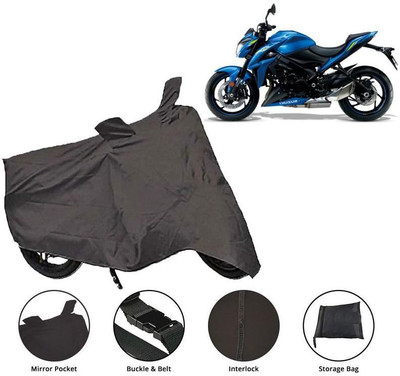 Satyam Collections Waterproof Two Wheeler Cover for Suzuki(GSX, Grey)