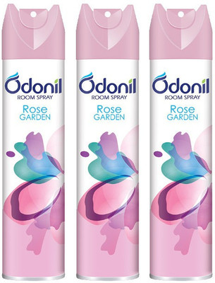 Odonil Rose Spray Super Saver Combo of Rose Fragrance(3 x 180 ml)