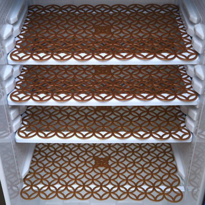 E-Retailer Fridge Mat(Width: 30 cm, Brown)