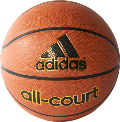 ADIDAS All-court Basketball - Size: 5  (Pack of 1, Black, Gold, Orange)
