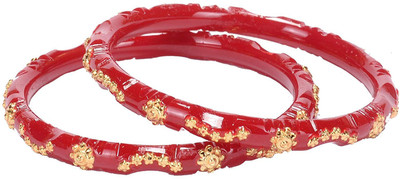 aaradhyacollection Zinc Gold-plated Shakha Pola(Pack of 2)