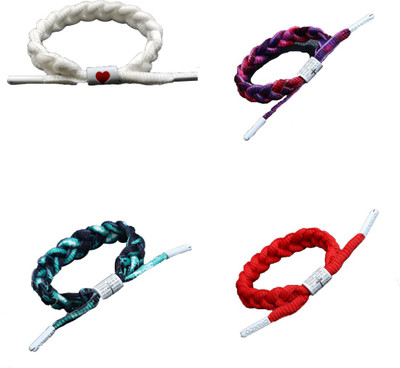 Fashion For Sure Leather Bracelet Set(Pack of 4)