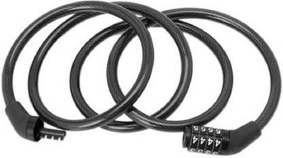 Mobfest Lock with 4 Digit Numeric Cable for Helmet/Bike/Bicycle Bicycle Lock Cycle Lock